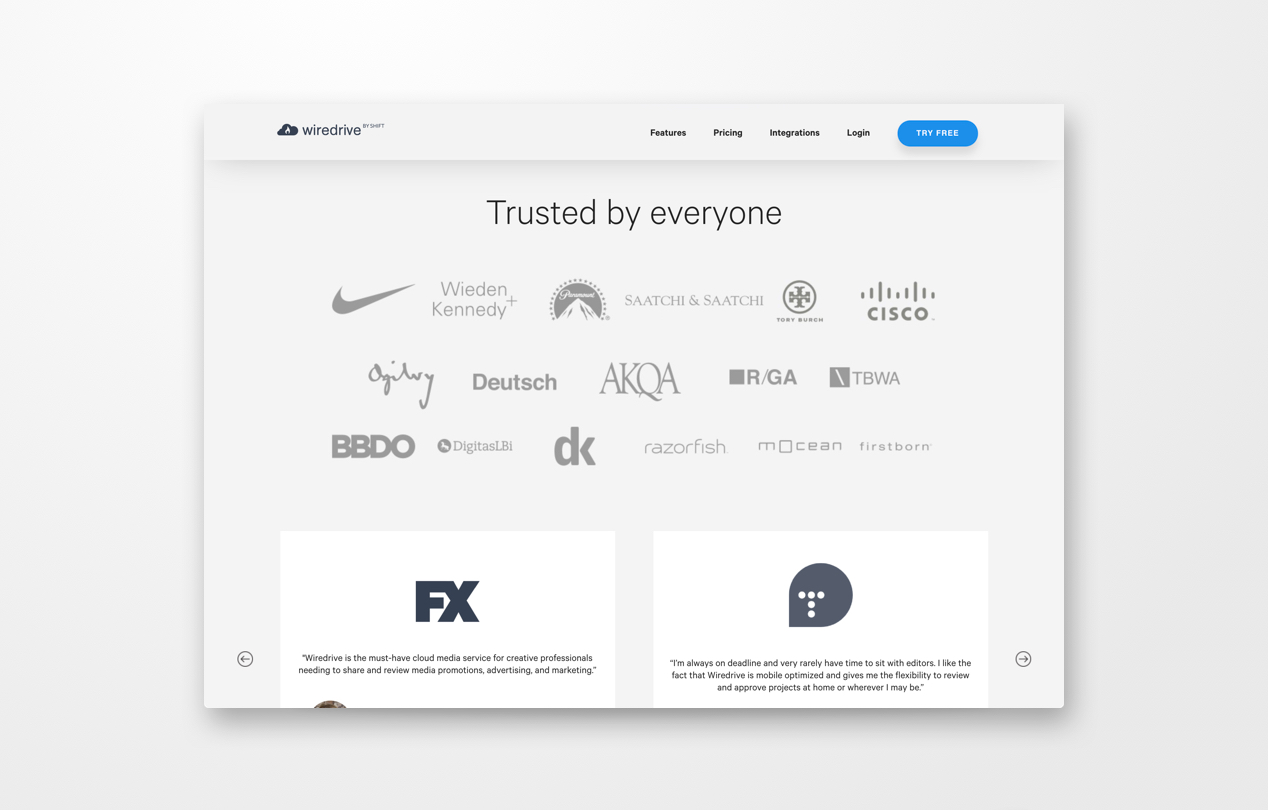 Wiredrive : Presentations